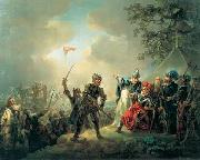 Christian August Lorentzen Dannebrog falling from the sky during the Battle of Lyndanisse, June France oil painting artist
